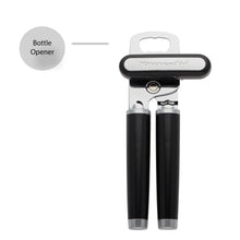 Load image into Gallery viewer, Stainless Steel Multifunction Can Opener, Black, Hand Wash