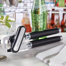 Load image into Gallery viewer, Stainless Steel Multifunction Can Opener, Black, Hand Wash