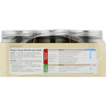 Load image into Gallery viewer, Glass Mason Jar With Lid &amp; Band, Wide Mouth, 16 Ounces, 12 Count