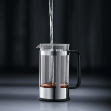 Load image into Gallery viewer, Kenya 8 Cup French Press Chrome Coffee Maker